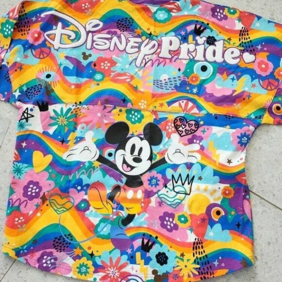DISNEY PRIDE SPIRIT JERSEY * LARGE 2023 * BRAND NEW with Tags * GAY - Picture 1 of 4